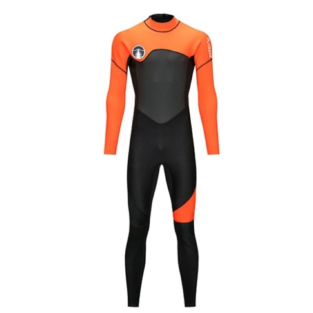 Men's wetsuit · Orange / Black